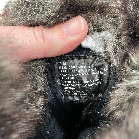 Khombu Slope Leather Snow Boots Size 7 - Picture 7 of 8